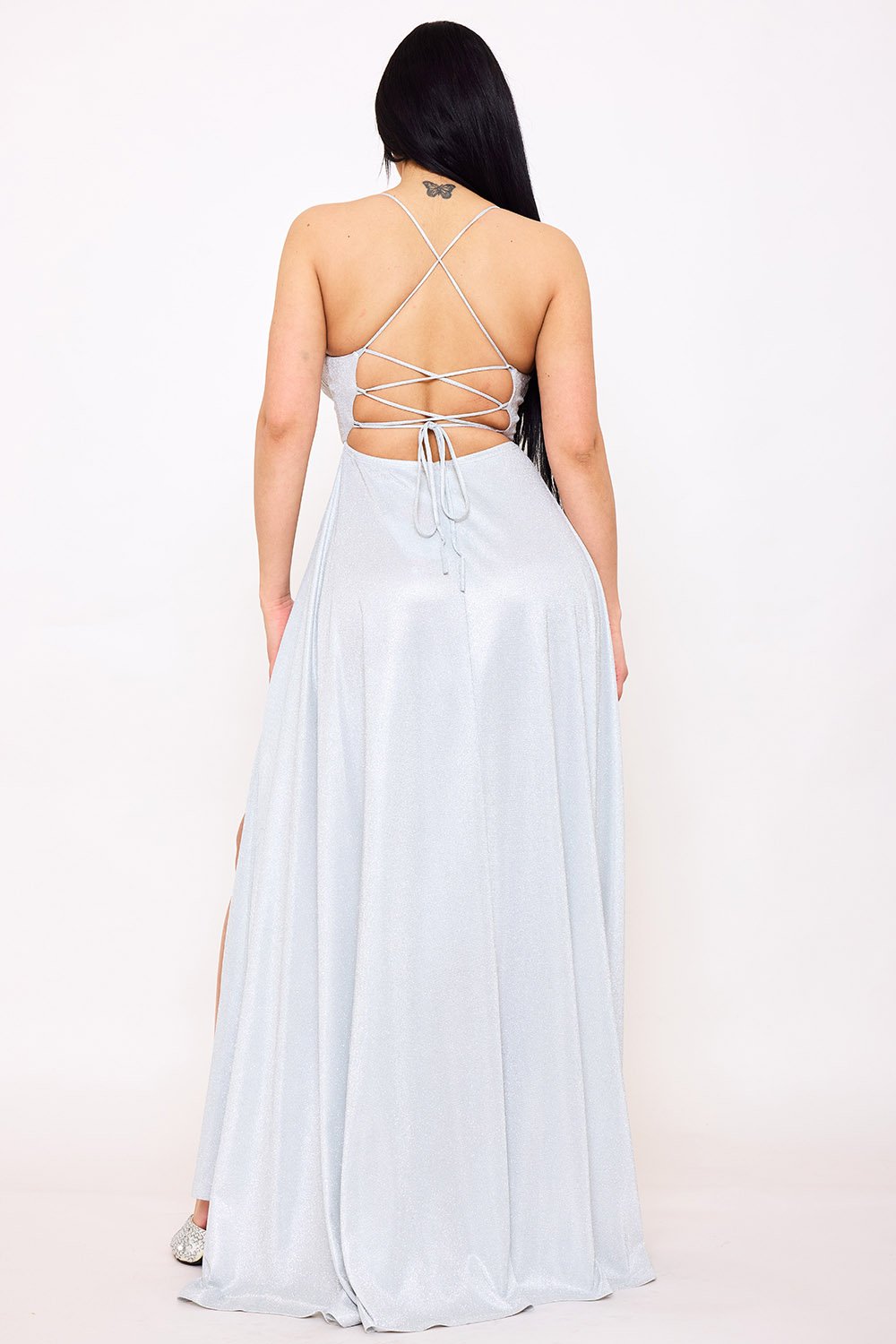 SDM1618JP - SPAGHETTI STRAP SHERRI SHINE MAXI DRESS - Image 15