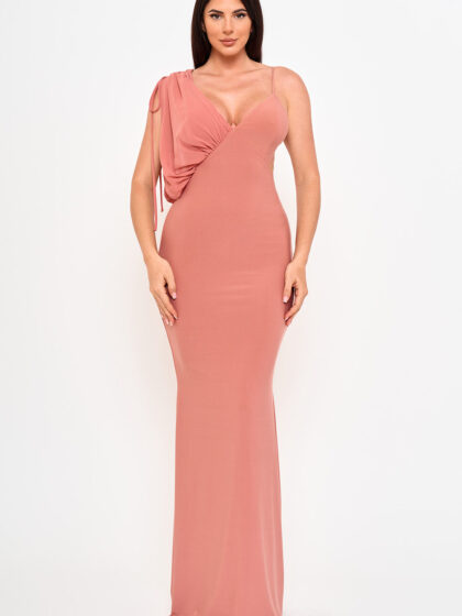 SDM2179SP - SPAGHETTI SHOULDER STRAP MAXI DRESS